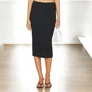 House Of Harlow 1960 Revolve Chic Black Compression Pencil Skirt Small